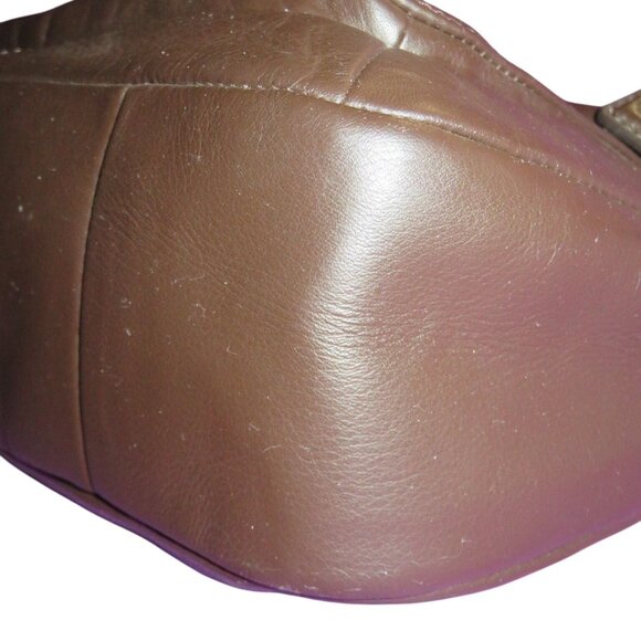 Coach 2013 Legacy Campbell Eva Brown Supple Leather Buckle Flap Crossbody Bag - Picture 12 of 12